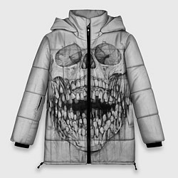 Куртка зимняя женская Dentist skull, цвет: 3D-черный