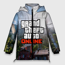 Куртка зимняя женская GTA Online, цвет: 3D-черный