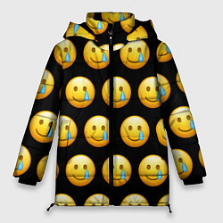 Куртка зимняя женская New Emoji, цвет: 3D-красный