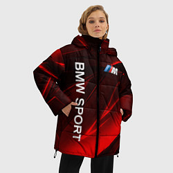 Куртка зимняя женская BMW БМВ Z, цвет: 3D-черный — фото 2