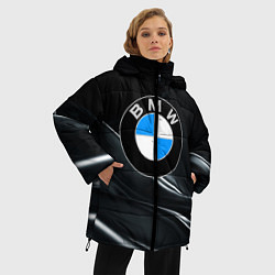 Куртка зимняя женская BMW, цвет: 3D-красный — фото 2