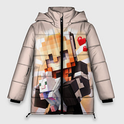 Куртка зимняя женская MINECRAFT, цвет: 3D-черный