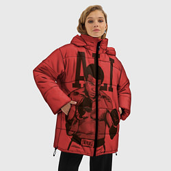 Куртка зимняя женская Ali, цвет: 3D-красный — фото 2