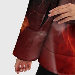 Куртка зимняя женская AC DC, цвет: 3D-черный — фото 2