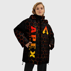 Куртка зимняя женская APEX LEGENDS, цвет: 3D-светло-серый — фото 2