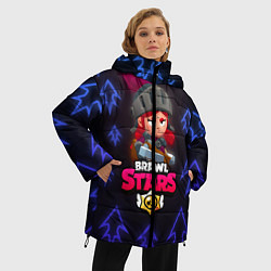 Куртка зимняя женская Brawl Stars Shadow Knight Jassie, цвет: 3D-черный — фото 2