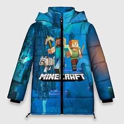 Женская зимняя куртка Minecraft Майнкрафт