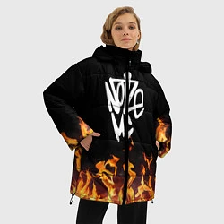 Куртка зимняя женская Noize MC, цвет: 3D-красный — фото 2