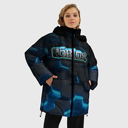 Куртка зимняя женская Roblox Neon Hex, цвет: 3D-светло-серый — фото 2