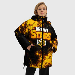 Куртка зимняя женская Brawl Stars, цвет: 3D-черный — фото 2