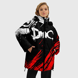 Куртка зимняя женская DEVIL MAY CRY DMC, цвет: 3D-светло-серый — фото 2