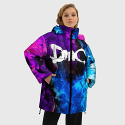 Куртка зимняя женская DEVIL MAY CRY DMC, цвет: 3D-черный — фото 2
