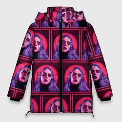 Куртка зимняя женская Билли Айлиш, цвет: 3D-черный