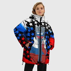 Куртка зимняя женская CountryHumans, цвет: 3D-черный — фото 2