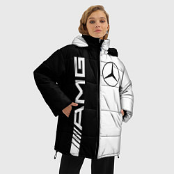 Куртка зимняя женская MERCEDES AMG, цвет: 3D-черный — фото 2