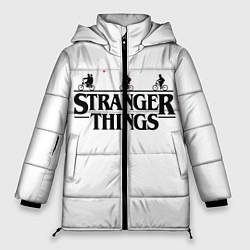 Куртка зимняя женская STRANGER THINGS, цвет: 3D-черный