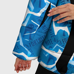 Куртка зимняя женская ЪУЪ FORTNITE, цвет: 3D-светло-серый — фото 2
