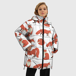 Куртка зимняя женская Лисий хвост, цвет: 3D-черный — фото 2