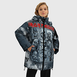 Куртка зимняя женская Iron Maiden, цвет: 3D-светло-серый — фото 2