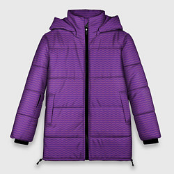 Куртка зимняя женская Фиолетовая волна, цвет: 3D-черный