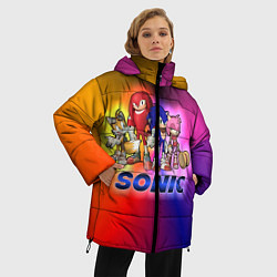 Куртка зимняя женская Команда Соника, цвет: 3D-светло-серый — фото 2