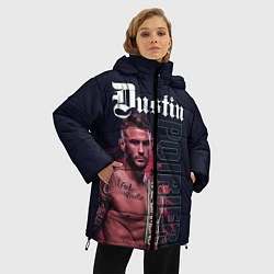 Куртка зимняя женская Dustin Poirier, цвет: 3D-красный — фото 2
