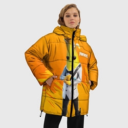 Куртка зимняя женская Agent Peely Агент Пили, цвет: 3D-черный — фото 2