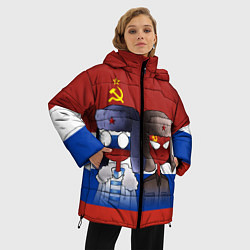 Куртка зимняя женская СССР - Россия, цвет: 3D-черный — фото 2