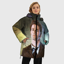 Куртка зимняя женская 10 ДОКТОР, цвет: 3D-светло-серый — фото 2