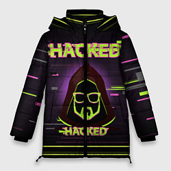 Куртка зимняя женская Hacked, цвет: 3D-черный