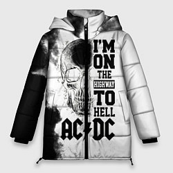 Женская зимняя куртка I'm on the highway to hell ACDC