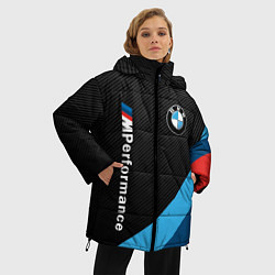 Куртка зимняя женская BMW M PERFORMANCE, цвет: 3D-черный — фото 2