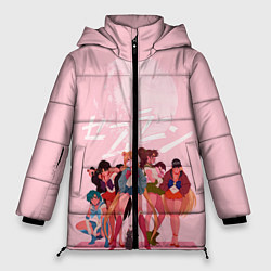 Куртка зимняя женская PINK SAILOR MOON, цвет: 3D-черный