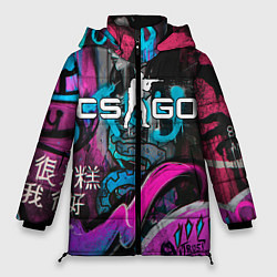Куртка зимняя женская CS GO - Fever Dream, цвет: 3D-черный