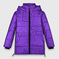 Женская зимняя куртка Квадраты в квадратах