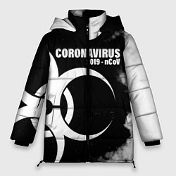 Куртка зимняя женская Coronavirus 2019 - nCoV, цвет: 3D-красный