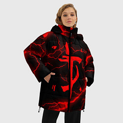 Куртка зимняя женская DOOM ETERNAL, цвет: 3D-черный — фото 2