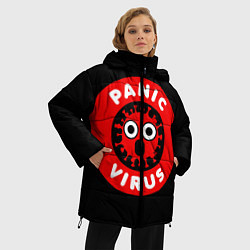 Куртка зимняя женская Panic Virus, цвет: 3D-черный — фото 2