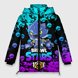Куртка зимняя женская Brawl stars 8-BIT, цвет: 3D-черный