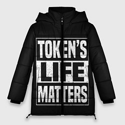 Куртка зимняя женская TOKENS LIFE MATTERS, цвет: 3D-красный