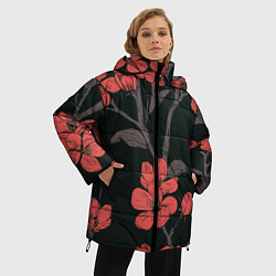 Куртка зимняя женская САКУРА, цвет: 3D-черный — фото 2
