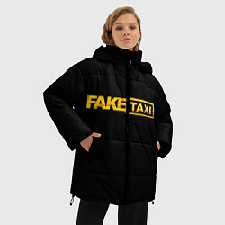 Куртка зимняя женская Fake Taxi, цвет: 3D-красный — фото 2