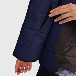 Куртка зимняя женская Аниме, цвет: 3D-черный — фото 2