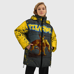 Куртка зимняя женская Пикачок, цвет: 3D-черный — фото 2