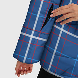 Куртка зимняя женская Шотландка, цвет: 3D-светло-серый — фото 2