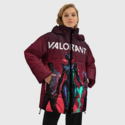 Куртка зимняя женская Valorant, цвет: 3D-черный — фото 2