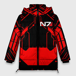 Куртка зимняя женская MASS EFFECT N7, цвет: 3D-черный
