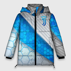 Куртка зимняя женская Juventus F C, цвет: 3D-светло-серый
