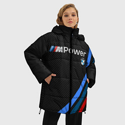 Куртка зимняя женская BMW POWER CARBON, цвет: 3D-черный — фото 2