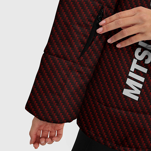 Женская зимняя куртка MITSUBISHI CARBON / 3D-Красный – фото 5